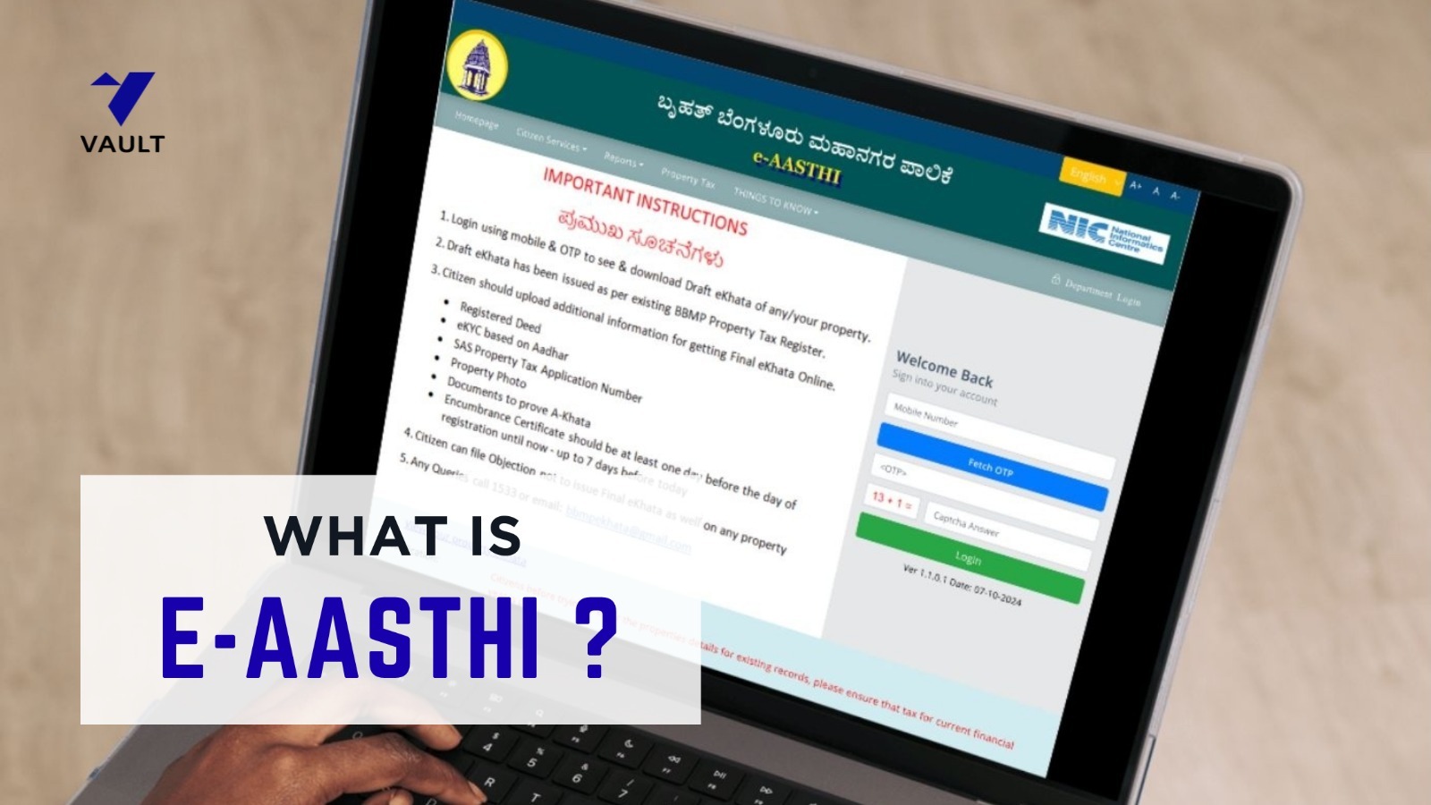 What Is E-Aasthi in Karnataka and How Does It Work for BBMP Properties?